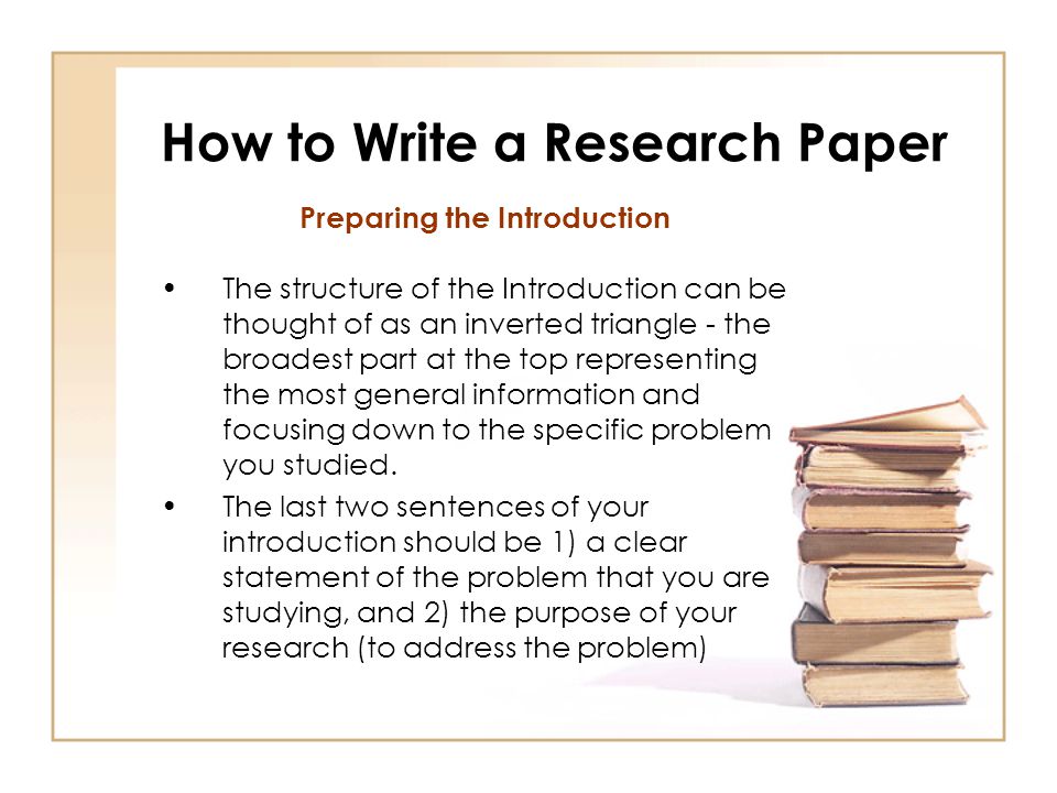 Role introduction research papers